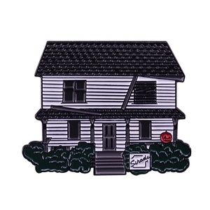 Halloween Myers House Enamel Horror Pin